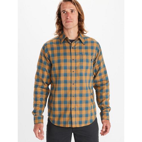 Marmot Bodega Clothes - Mens Shirts Yellow CA1925763 Canada